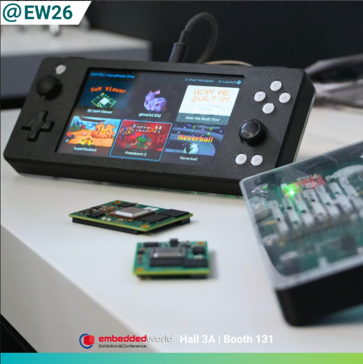 PHYTEC Handheld demo at ew26